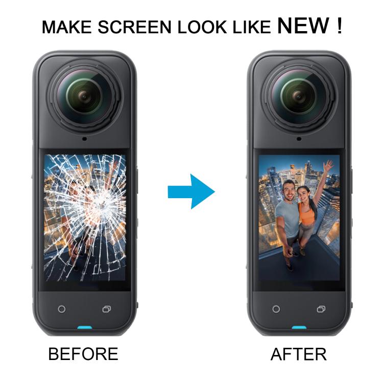 For Insta360 One X5 Original Rear Main LCD Screen Digitizer Full Assembly with Frame