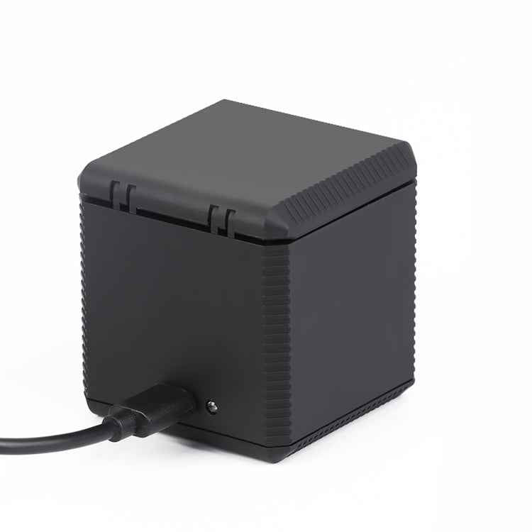RUIGPRO USB Triple Batteries Housing Charger Box with Cable & Indicator Light for GoPro HERO9 Black / HERO10 Black