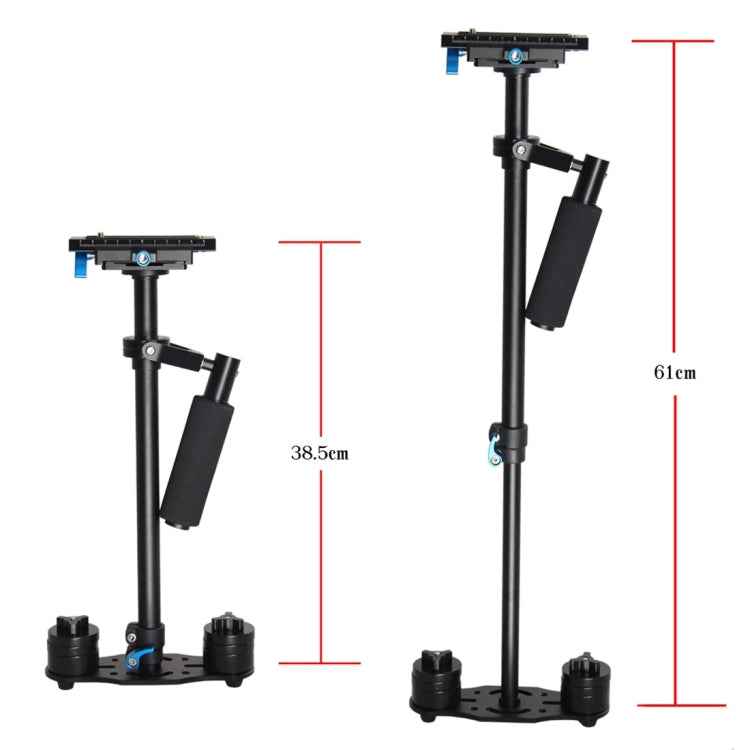 YELANGU S60L 61cm Aluminum Handheld Stabilizer for DSLR Camera DV