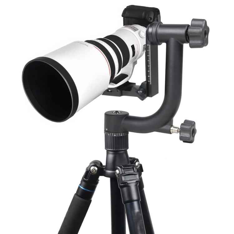 YELANGU Horizontal 360 Degree Gimbal Tripod Head for Home DV and SLR Cameras