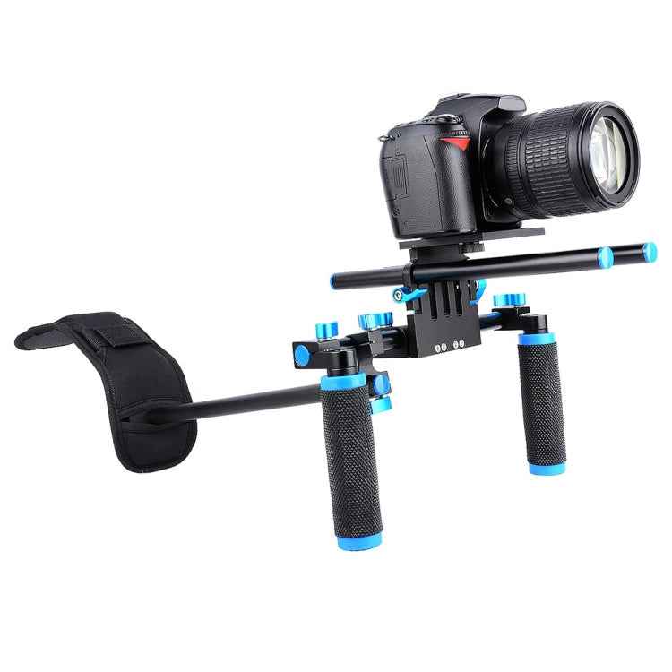 YELANGU YLG0102A-A01 Dual Handle Shoulder Mount Support Kit DSLR Rig