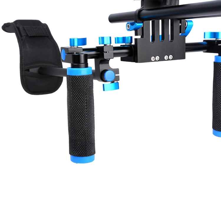 YELANGU YLG0102A-A01 Dual Handle Shoulder Mount Support Kit DSLR Rig