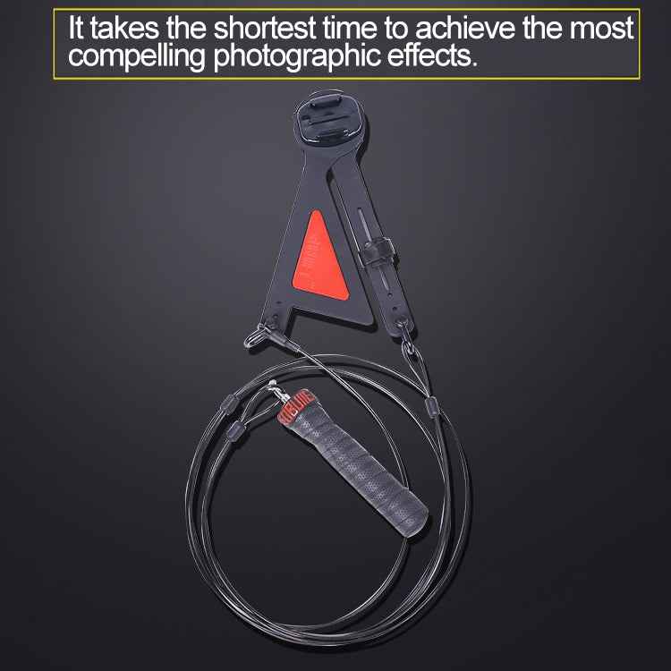 Bullet Time Rig 360 Degree Selfie Mount for PULUZ Action Sports Cameras Jaws Flex Clamp Mount for GoPro, Insta360, DJI and Other Action Cameras