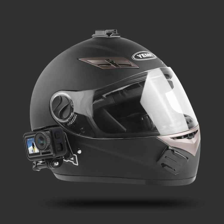 Cycling Helmet Adhesive Multi-Joint Arm Fixed Mount Set with J-Hook Buckle Mount & Screw for GoPro, Insta360, DJI and Other Action Cameras