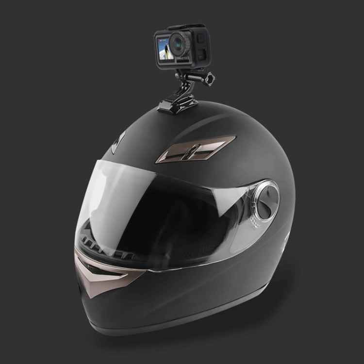 Cycling Helmet Adhesive Multi-Joint Arm Fixed Mount Set with J-Hook Buckle Mount & Screw for GoPro, Insta360, DJI and Other Action Cameras