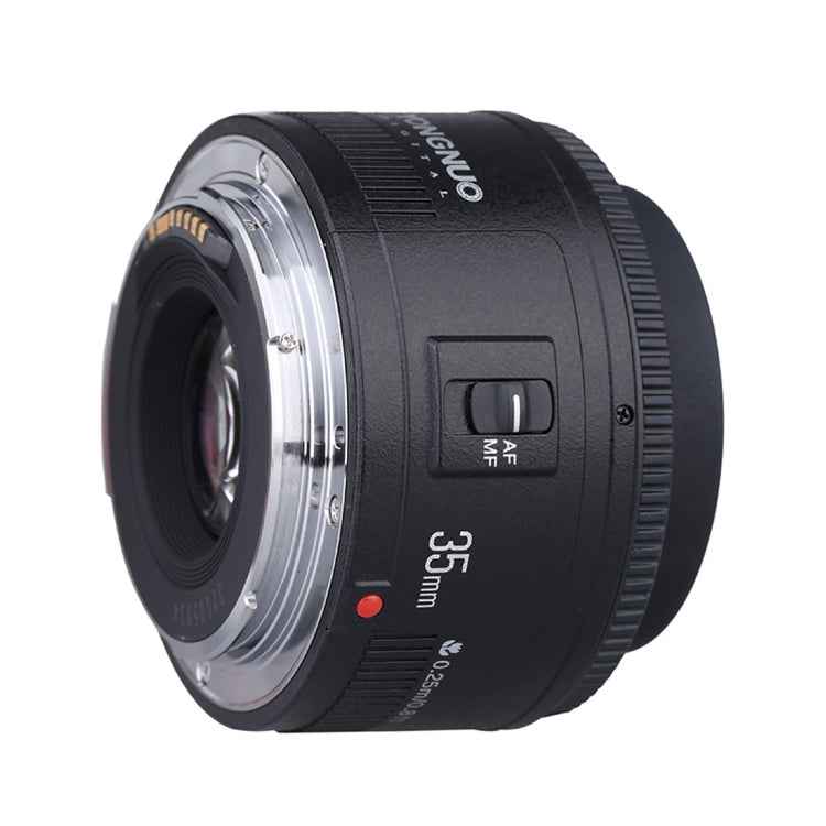 YONGNUO YN35MM F2N 1:2 AF/MF Wide-Angle Fixed/Prime Auto Focus Lens for Nikon DSLR Cameras