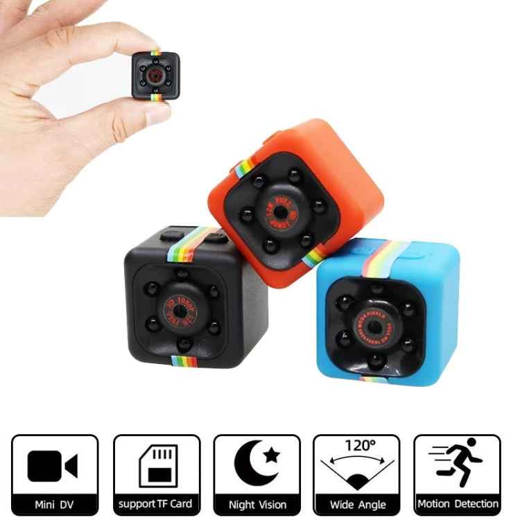SQ11 Mini DV HD 1080P 2MP Sport Recorder Camera with Holder, Support Monitor Detection & IR Night Vision & TF Card