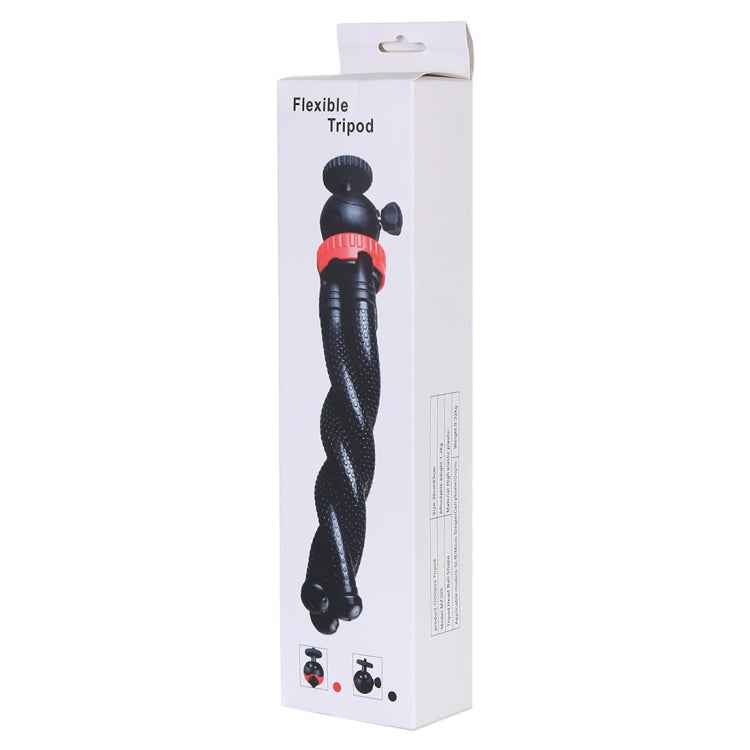 MZ305 Mini Octopus Flexible Tripod Holder with Ball Head for SLR Cameras, GoPro HERO10 Black / HERO9 Black / HERO8 Black /7 /6 /5 /5 Session /4 Session /4 /3+ /3 /2 /1, DJI Osmo Action, Xiaoyi and Other Action Cameras, Cellphone, Size:30cmx5cm