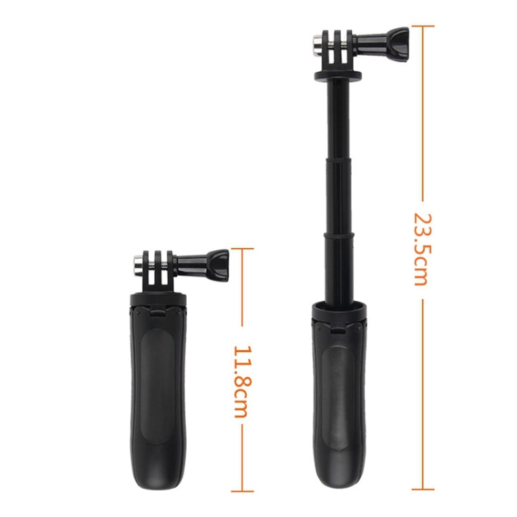 GP446 Multifunctional Mini Fixed Tripod for GoPro, Insta360, DJI and Other Action Cameras, GP446 (Black), GP446 (Grey), GP446 (Blue), GP446 (Red)