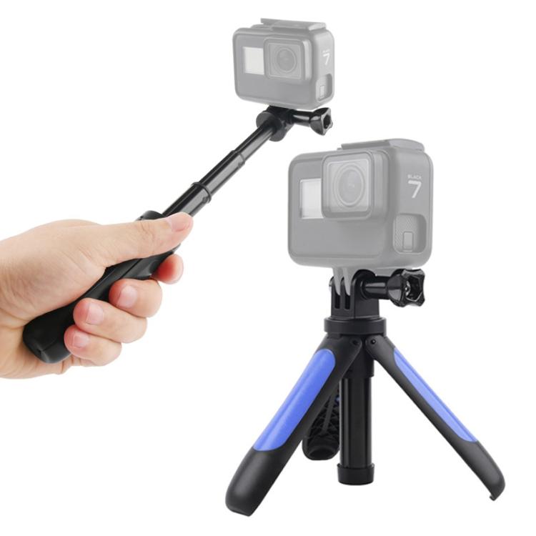 GP446 Multifunctional Mini Fixed Tripod for DJI, Insta360, GoPro and Other Action Cameras, GP446 (Black), GP446 (Grey), GP446 (Blue), GP446 (Red)