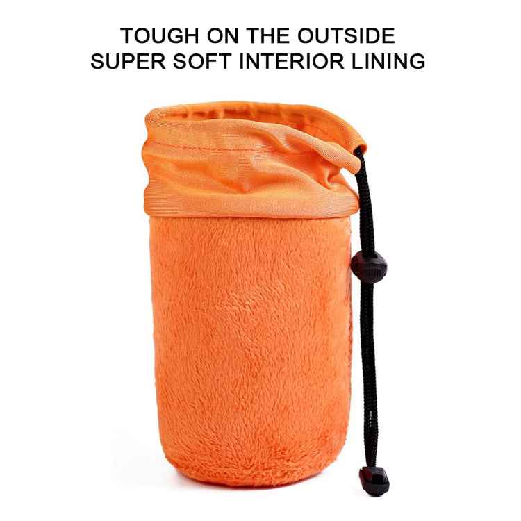SLR Camera Lens Bag Micro Single Lens Bag Lens Inner Bile Bag Waterproof Protective Case Plus Velvet Thickening, Diameter: 8.5cm, height: 10cm