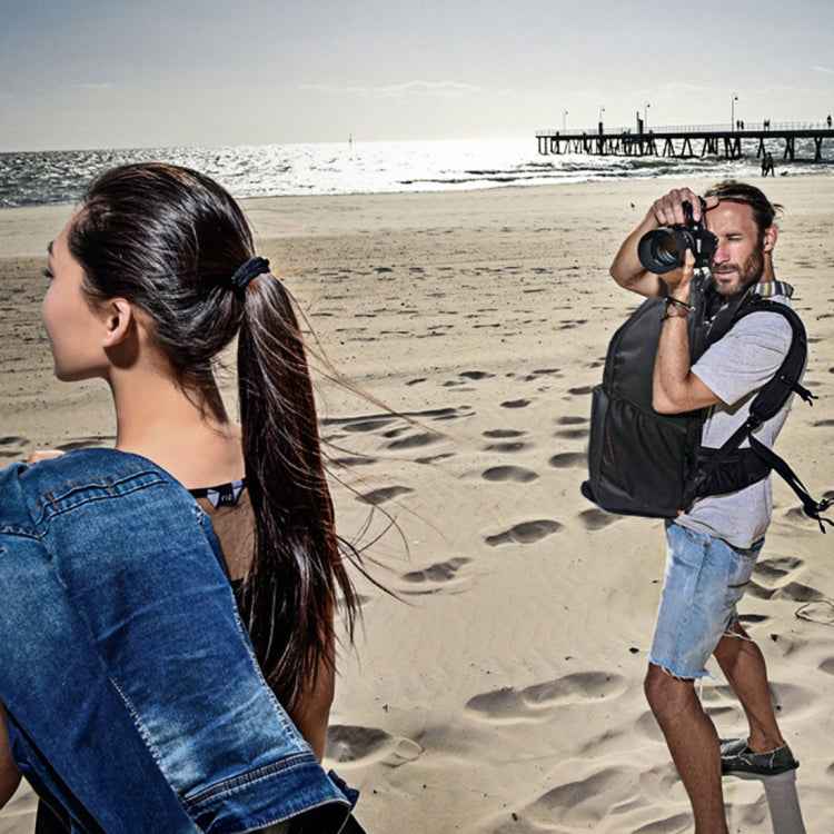 INDEPMAN DL-B016 Portable Waterproof Scratch-proof Outdoor Sports Sling Shoulder Bag Camera Bag Phone Tablet Bag for GoPro, SJCAM, Nikon, Canon, Xiaomi Xiaoyi YI, iPad, Apple, Samsung, Huawei, Size: 25.5 * 19 * 44 cm