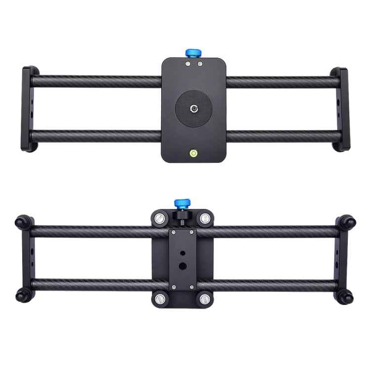 YELANGU L40T 40cm Carbon Fiber Slide Rail Track for SLR Cameras / Video Cameras