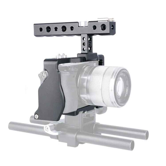 YELANGU C6 Camera Video Cage Handle Stabilizer for Sony A6000 / A6300 / A6500 / A6400