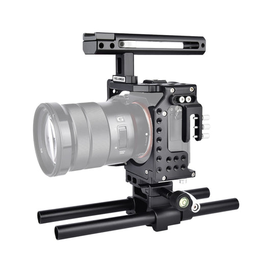 YELANGU CA7 YLG0908A-A Handle Video Camera Cage Stabilizer for  Sony A7K & A7X & A73  & A7S & A7R & A7RII & A7SII, YLG0908A-A