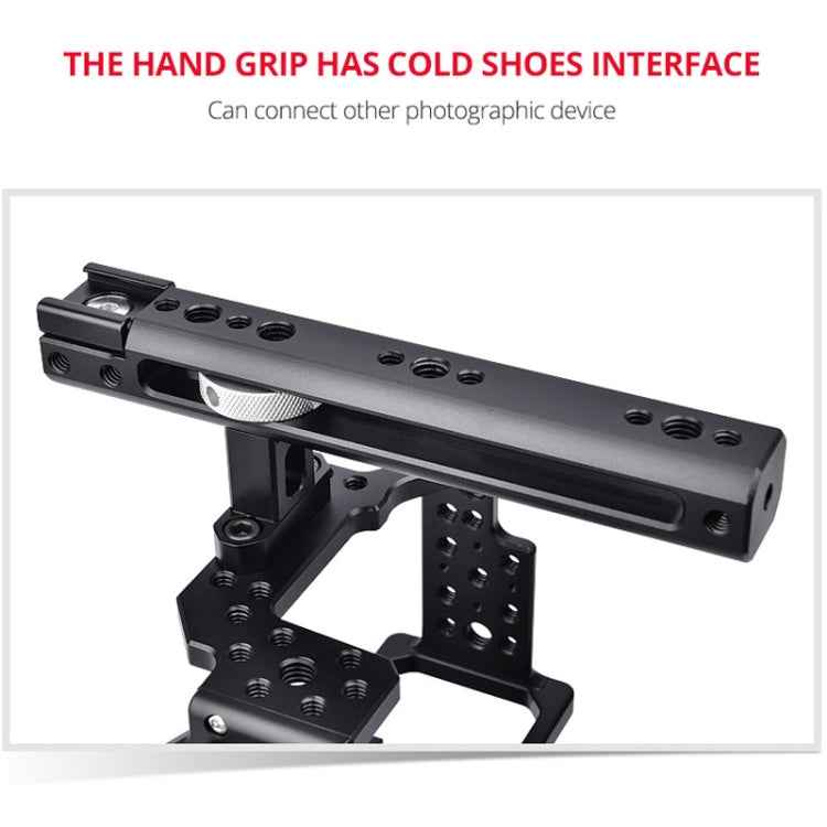 YELANGU CA7 YLG0908A Handle Video Camera Cage Stabilizer for Sony A7K / A72 / A73 / A7S2 / A7R3 / A7R2 / A7X