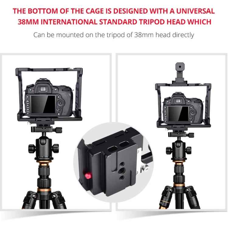 YELANGU C8 YLG0910 Handle Video Camera Cage Stabilizer