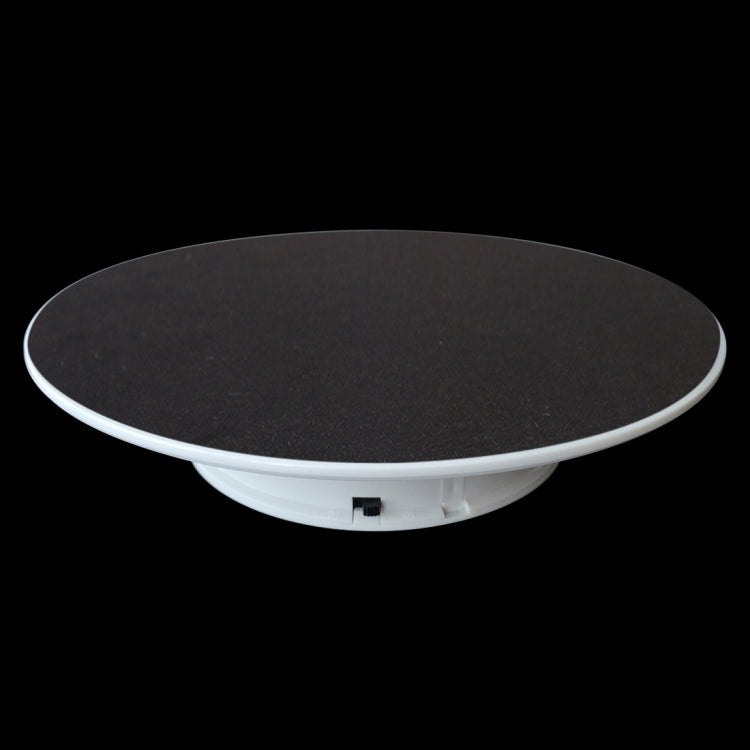 25cm 360 Degree Electric Rotating Turntable Display Stand Video Shooting Props Turntable for Photography, Load 3kg, Powered by Battery, 25cm/Powered by Battery(B), 25cm/Powered by Battery(W), 25cm/Powered by Battery(BW)