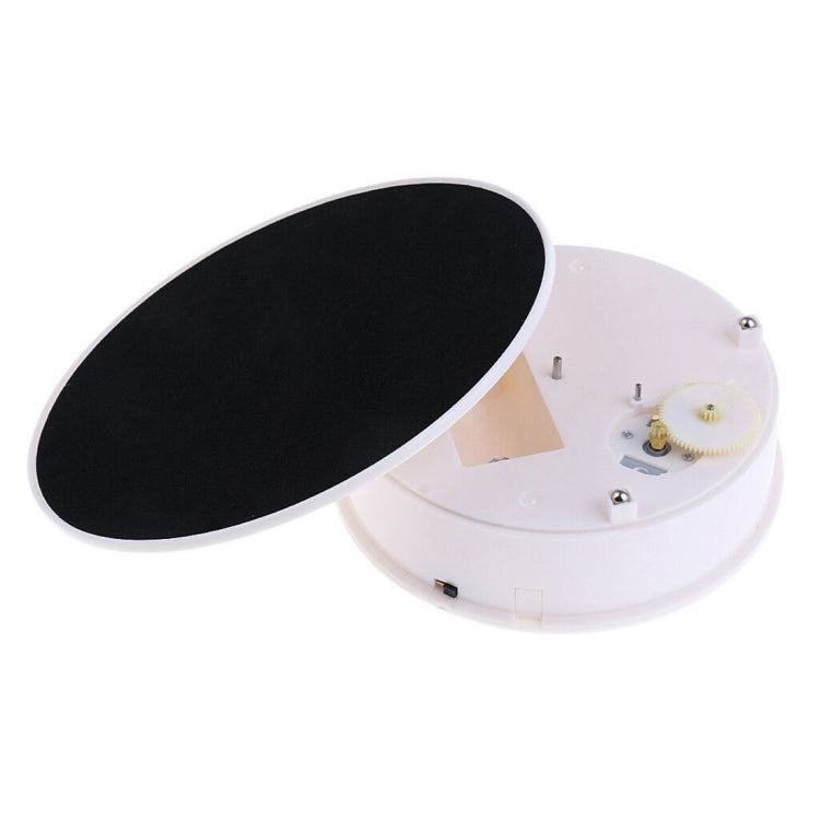 20cm 360 Degree Electric Rotating Turntable Display Stand Photography Video Shooting Props Turntable, Load 1.5kg, Powered by Battery & USB, 20cm/Powered by Battery or USB(W+B), 20cm/Powered by Battery or USB(B), 20cm/Powered by Battery or USB(W)