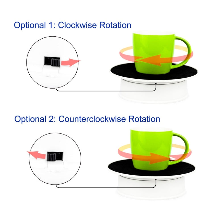 20cm 360 Degree Electric Rotating Turntable Display Stand Photography Video Shooting Props Turntable, Load 1.5kg, Powered by Battery & USB, 20cm/Powered by Battery or USB(W+B), 20cm/Powered by Battery or USB(B), 20cm/Powered by Battery or USB(W)