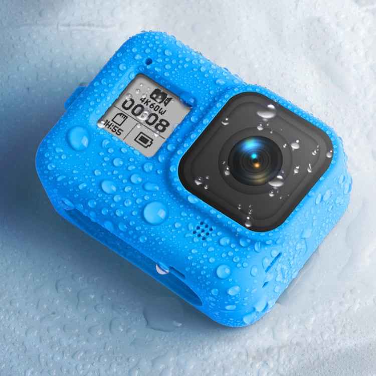 Silicone Protective Case Cover with Wrist Strap for GoPro HERO8 Black