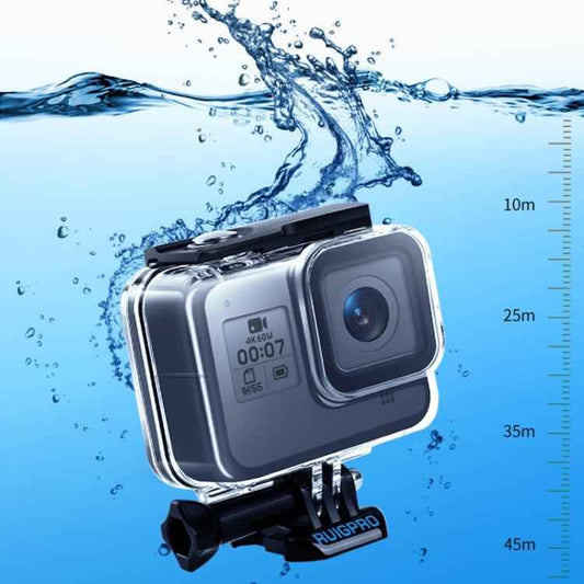 RUIGPRO for GoPro HERO8 Black 45m Waterproof Housing Protective Case with Buckle Basic Mount & Screw