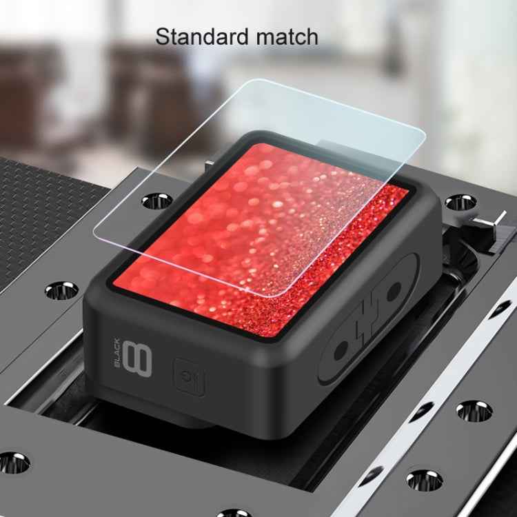 For GoPro HERO8 Black Lens + LCD Display Tempered Glass Film