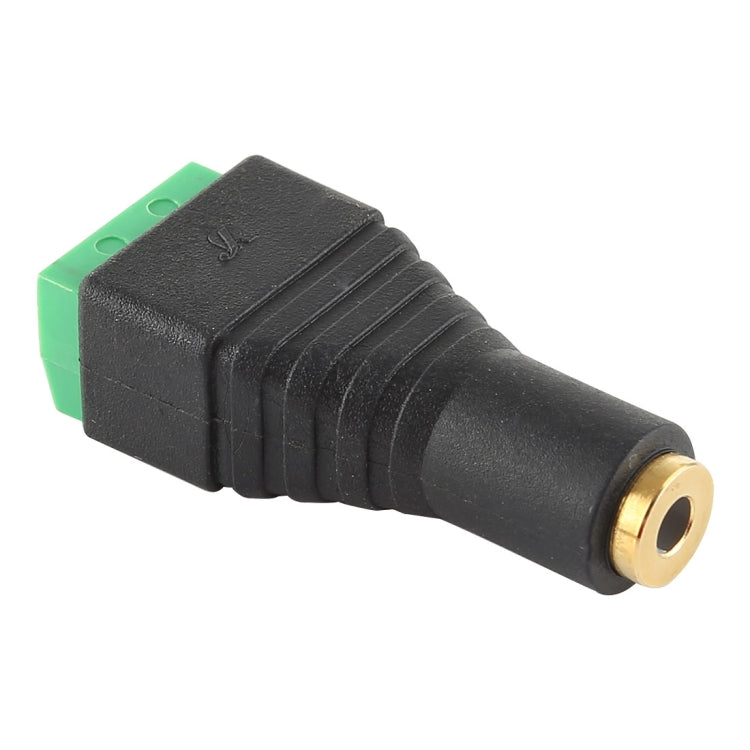 3.5mm Female Plug 3 Pin Terminal Block Stereo Audio Connector, 3.5mm Female (3 Pin)