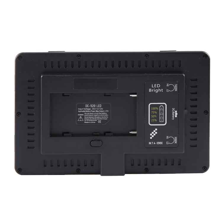 LED01 520 LEDs 4100LM Professional Vlogging Photography Video & Photo Studio Light for Canon / Nikon DSLR Cameras