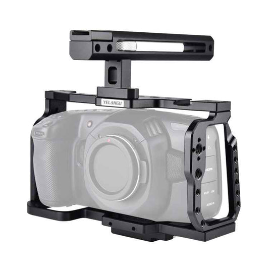 YELANGU C9-A YLG0911A Handle Video Camera Cage Stabilizer for DJI BMPCC 4K