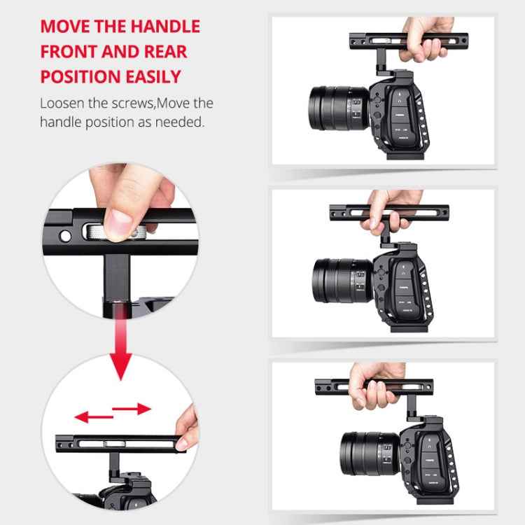 YELANGU C9-A YLG0911A Handle Video Camera Cage Stabilizer for DJI BMPCC 4K