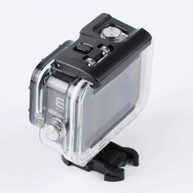 For GoPro HERO8 Black 45m Waterproof Housing Protective Case with Buckle Basic Mount & Screw
