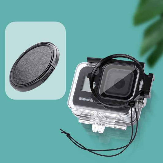 RUIGPRO for GoPro HERO8 58mm Filter Adapter Ring + Waterproof Case with Lens Cap
