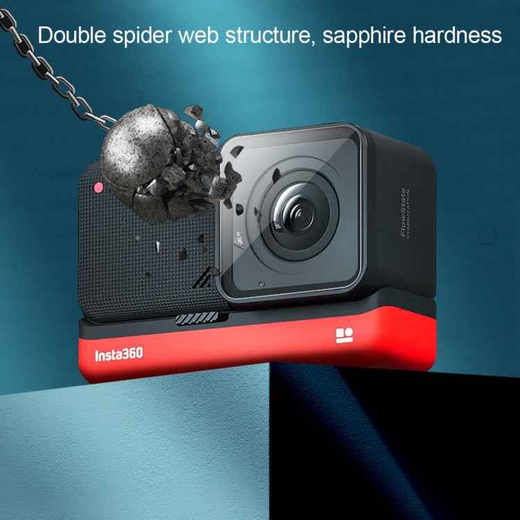 Lens + LCD Display Tempered Glass Film for Insta 360 One R 4K