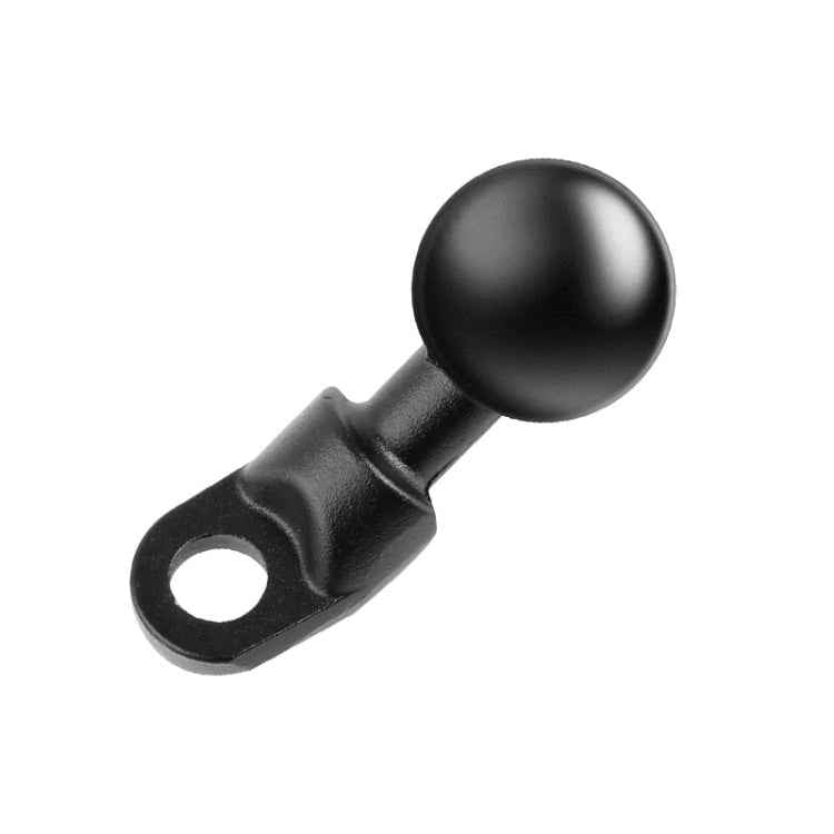 25mm Ball Head Motorcycle Rearview Mirror Screw Hole Fixed Mount Holder for GoPro, Insta360, DJI and Other Action Cameras