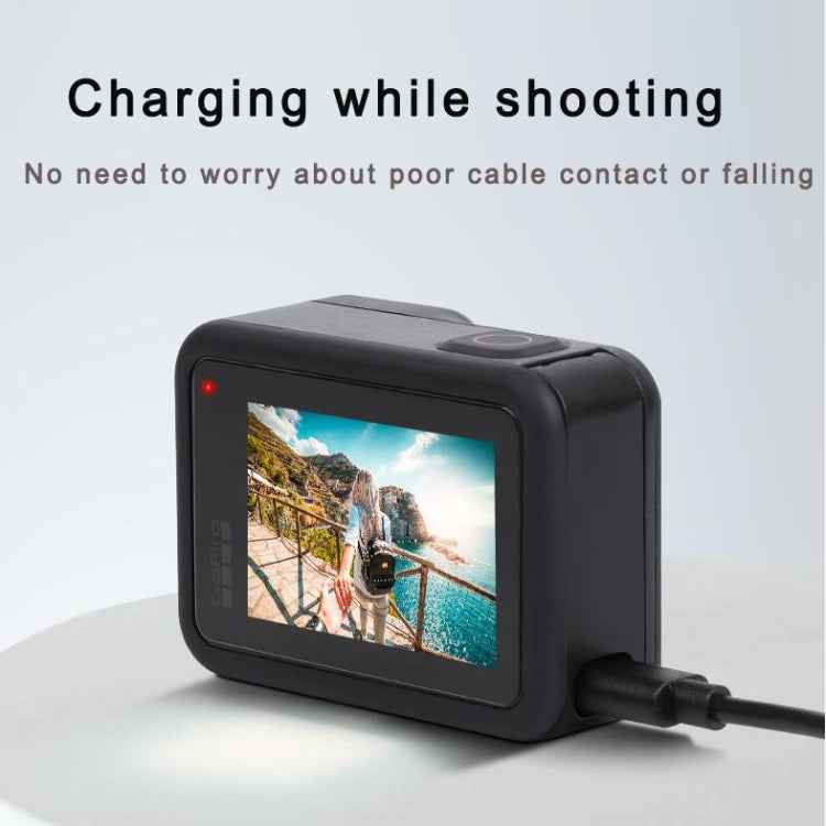Sports Camera Rechargeable Battery Replacement Cover Side Cover for GoPro HERO8