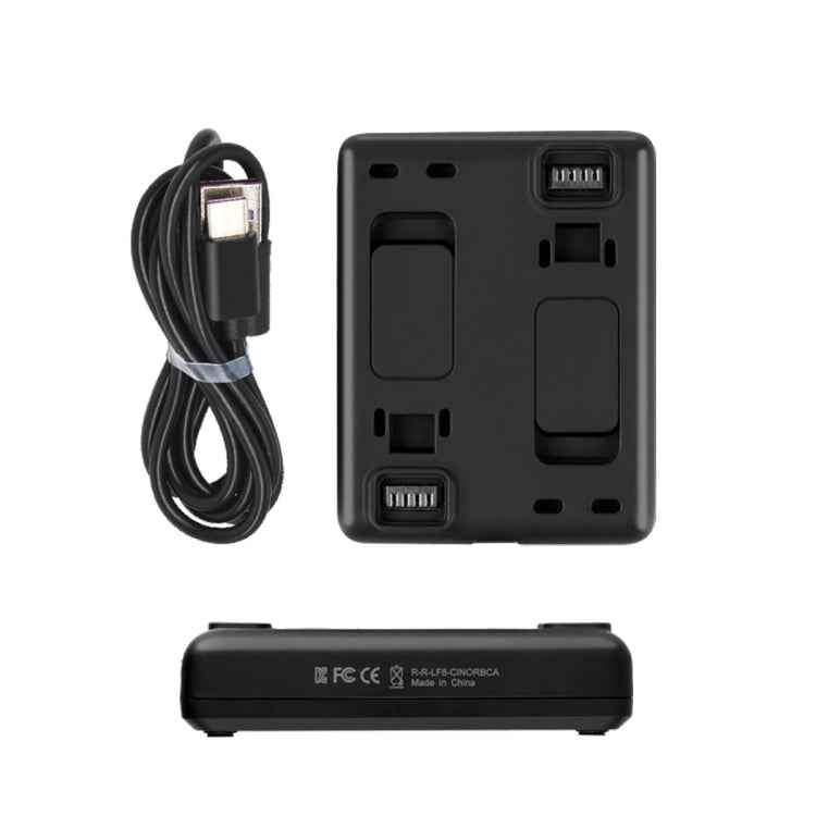 R-R-LF8-CINOR8CA For Insta360 ONE R 4K Panoramic Camera Batteries Charger Fast Charging Dual Charging Interface Charging Base