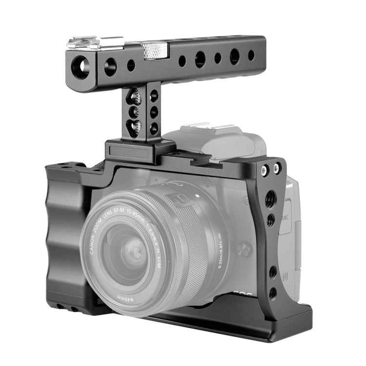 YELANGU C14 YLG0714A Video Camera Cage Stabilizer with Handle for Canon EOS M50