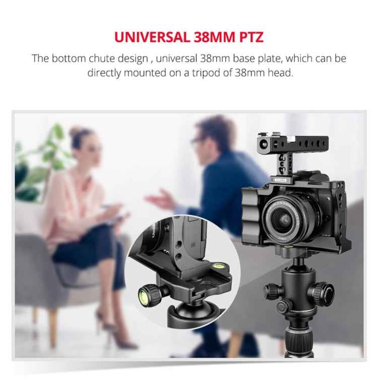 YELANGU C14 YLG0714A Video Camera Cage Stabilizer with Handle for Canon EOS M50