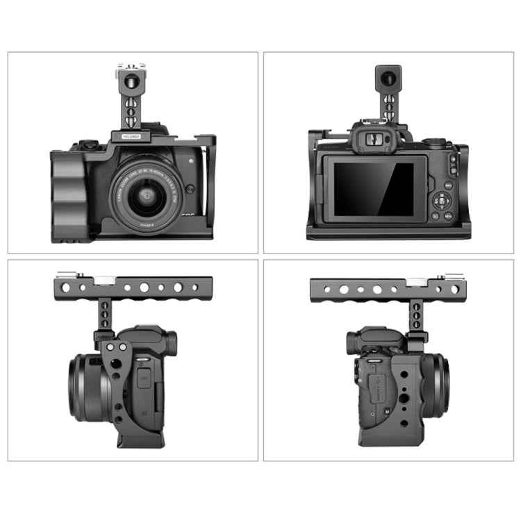 YELANGU C14 YLG0714A Video Camera Cage Stabilizer with Handle for Canon EOS M50