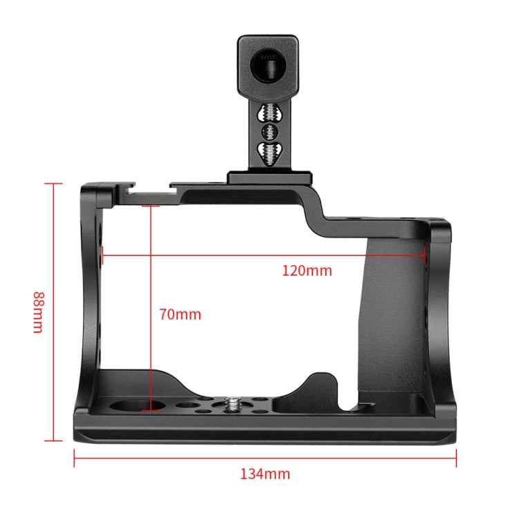 YELANGU C14 YLG0714A Video Camera Cage Stabilizer with Handle for Canon EOS M50