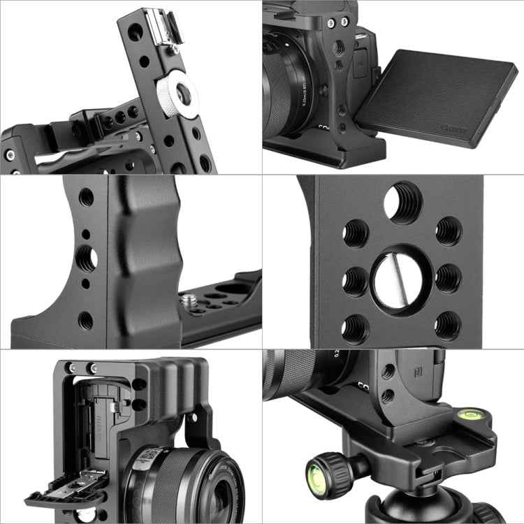 YELANGU C14 YLG0714A Video Camera Cage Stabilizer with Handle for Canon EOS M50