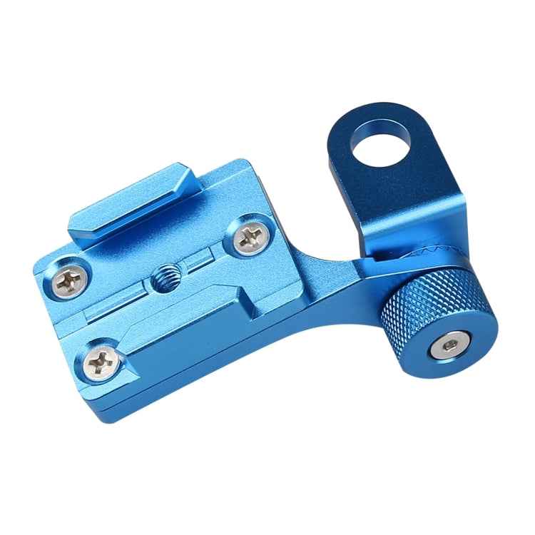 Motorcycle Rearview Mirror CNC Aluminum Alloy Stent Fixed Bracket Holder for GoPro, Insta360, DJI and Other Action Cameras