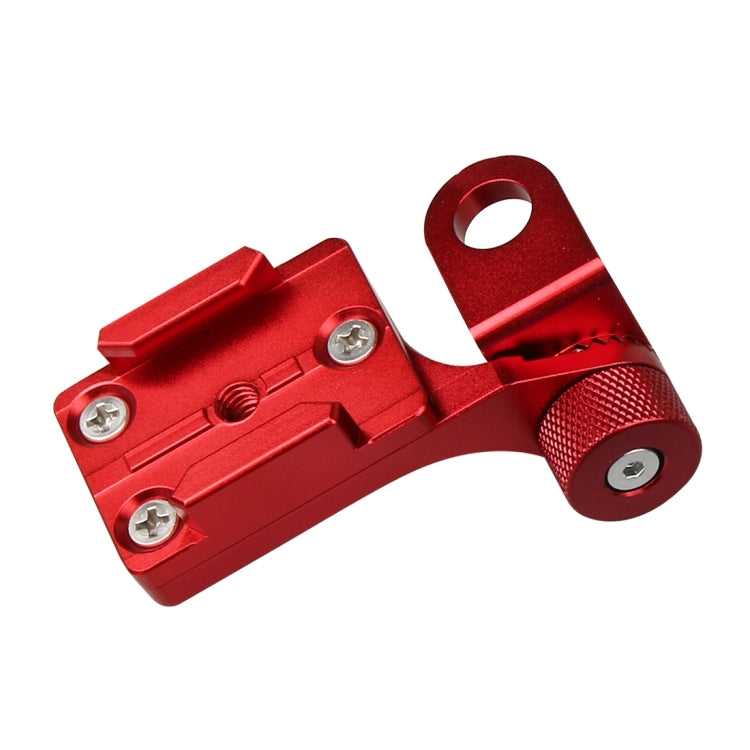 Motorcycle Rearview Mirror CNC Aluminum Alloy Stent Fixed Bracket Holder for GoPro, Insta360, DJI and Other Action Cameras