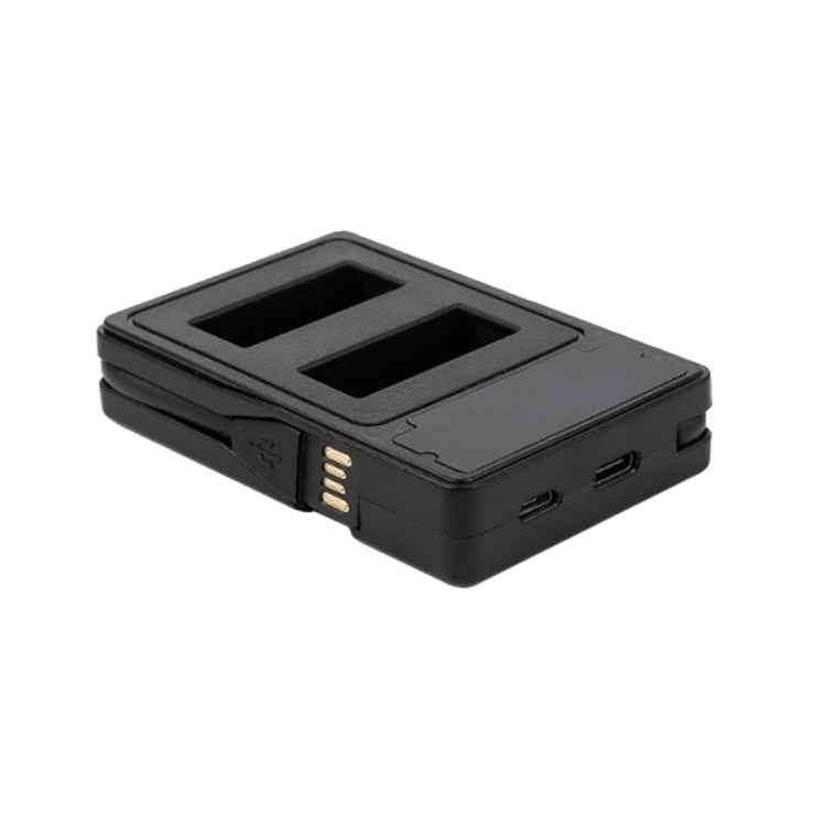 LCD Screen Dual Batteries Charger with Displays Charging Capacity for GoPro HERO9 Black / HERO10 Black