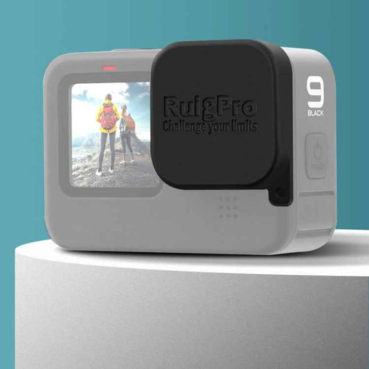 RUIGPRO for GoPro HERO10 Black / HERO9 Black Soft Rubber Scratch-resistant Camera Lens Protective Cap Cover
