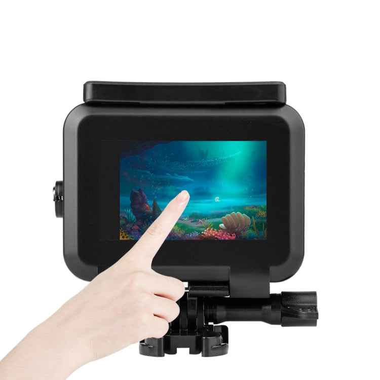 50m Waterproof Housing Protective Case with Buckle Basic Mount & Screw for GoPro HERO10 Black / HERO9 Black