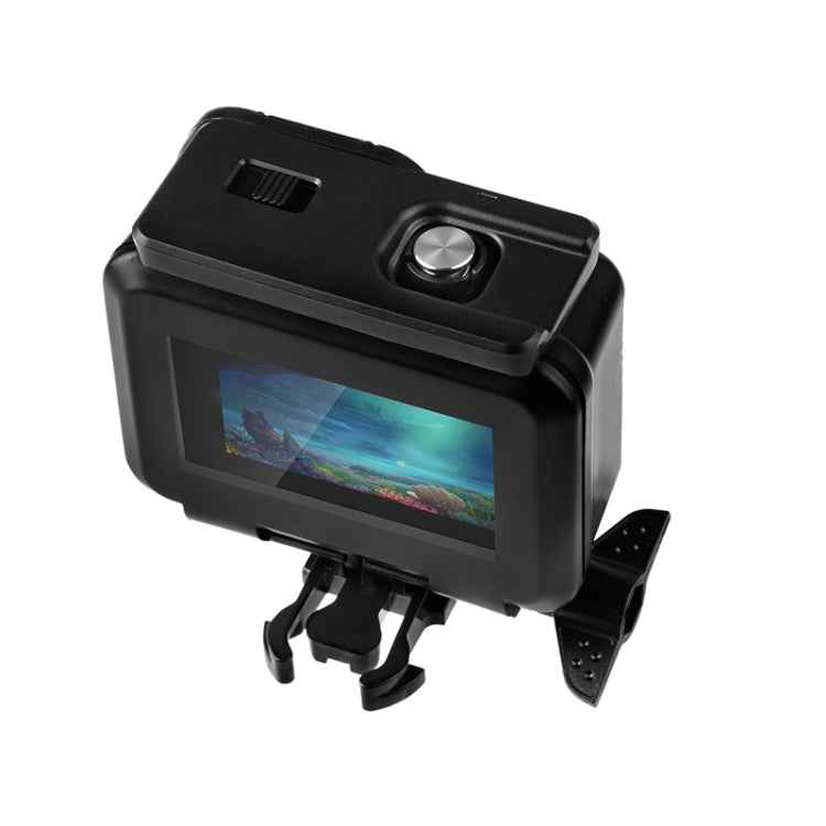50m Waterproof Housing Protective Case with Buckle Basic Mount & Screw for GoPro HERO10 Black / HERO9 Black