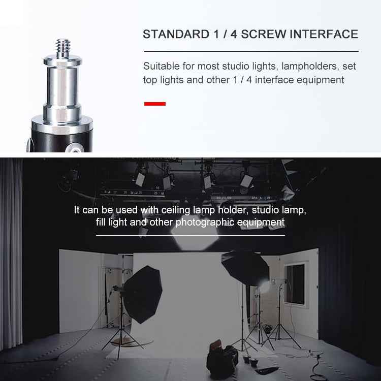 TRIOPO Oubao 1.9m Portable Studio Light Metal Tripod