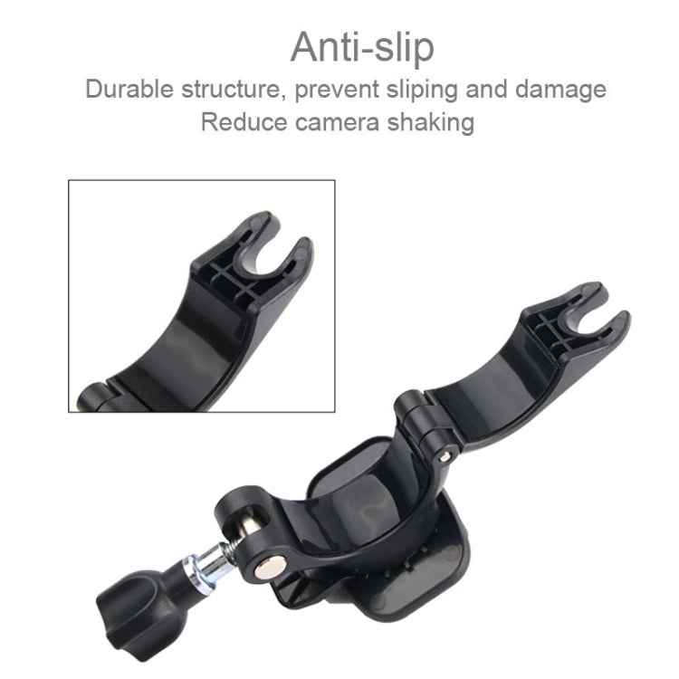 GP435 Small Size Bicycle Motorcycle Handlebar Fixing Mount for GoPro, Insta360, DJI and Other Action Cameras